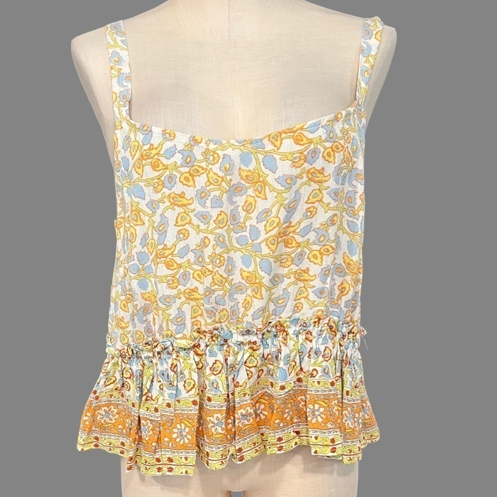 CUPCAKES & CASHMERE New flouncy pastel short summer top with shoulder straps